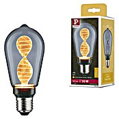 Paulmann Inner Glow Bombilla LED Inner Helix (E27, No regulable, Amarillo, 90 lm, 3,5 W, Gota, Color: Smoky) | BAUHAUS