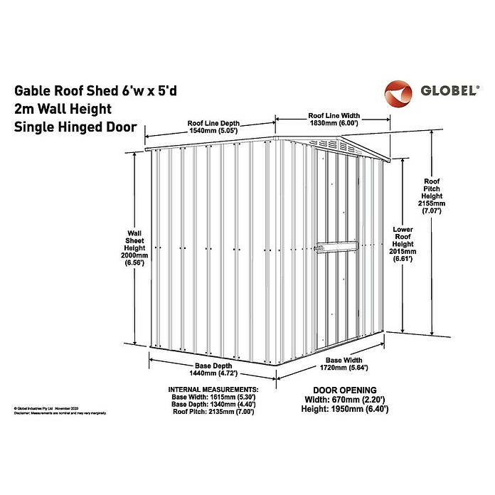 Abri à outils de jardin métallique Plus