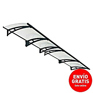 Palram – Canopia Marquesina para puerta Aquila (412 x 91,5 x 17,5 cm, Gris antracita)