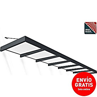 Palram – Canopia Marquesina para puerta Sophia XL (660 x 140 x 67 cm, Blanco opal)