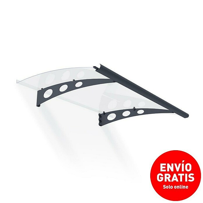 Palram – Canopia Marquesina para puerta Garamond (An x Pr x Al: 135 x 90,5 x 18,5 cm) | BAUHAUS
