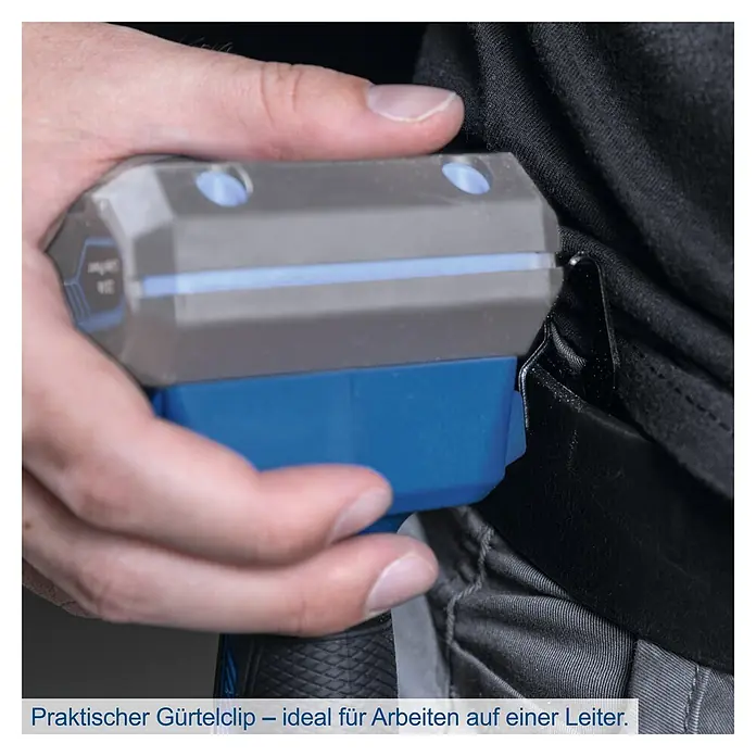 Scheppach IXES 20V Akku-Schlagschrauber BC-IW350-X - 20 V, Ohne Akku, 370 Nm - Praktischer Gürtelclip für sicheren Halt. Ideal für Arbeiten auf einer Leiter und vieles mehr.