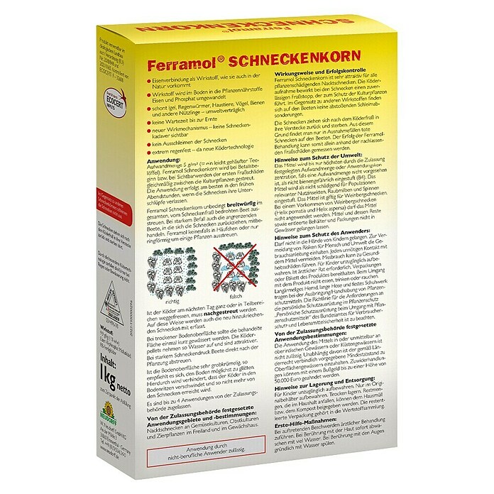 Neudorff Schneckenkorn Ferramol (1 kg)