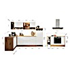 Respekta Inselküche Hilde Typ 2 (Breite: 280 cm, Grau, Matt, Mit Elektrogeräten) | BAUHAUS