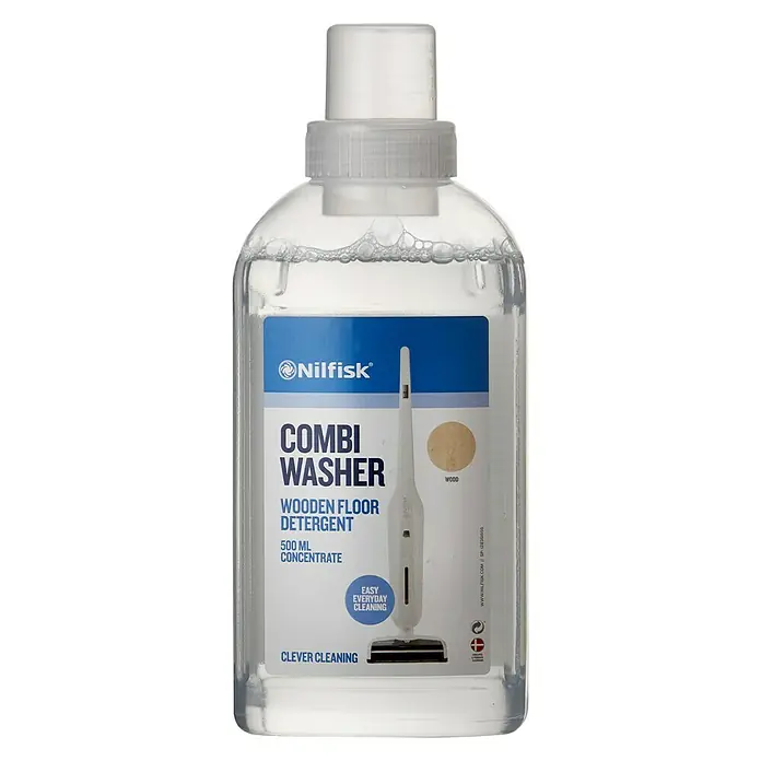 Nilfisk Bodenreiniger Holz & Parkett - 500 ml, Passend für: Nilfisk Hartbodenreiniger Combi - Nilfisk Combi Washer Holzfußbodenreiniger, 500 ml Konzentrat für die einfache, tägliche Reinigung und eine clevere Reinigungslösung.
