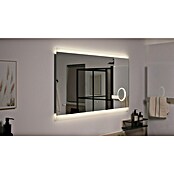 LED-Lichtspiegel Silver Shine 2.0 (120 x 70 cm, Touchsensor)