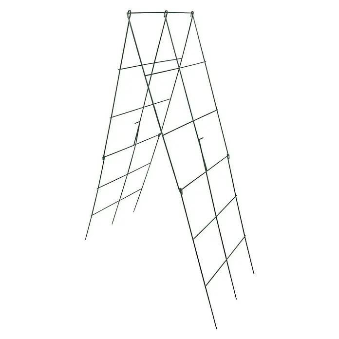 Windhager Rankhilfe klappbar - B x H: 30 x 100 cm, Grün - Ein detailreiches Bild eines Pflanzenstützgitters, das im Garten oder Gewächshaus zur Unterstützung von Pflanzen verwendet werden kann.