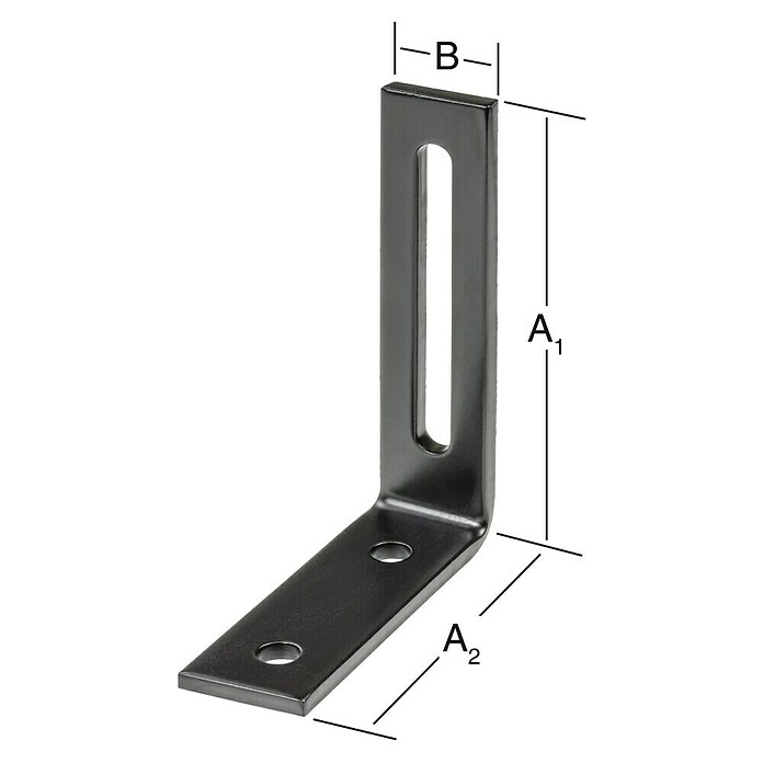 Vormann Winkelverbinder (L x B x H: 80 x 20 x 65 mm) | BAUHAUS