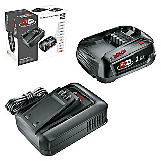 Bosch Power for All 18V Akku & Ladegerät Starter-Set (1 x 18V/2,5 Akku, 1 x Ladegerät AL 18V-44)