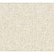 AS Creation Greenery Vliestapete (Beige/Creme, Uni, 10,05 x 0,53 m)