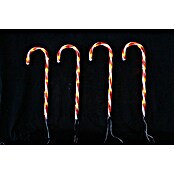 LED-Gartenstecker Zuckerstangen (Innen, Lichtfarbe: Rot, Anzahl Leuchtmittel: 36 Stk., Batteriebetrieben) | BAUHAUS