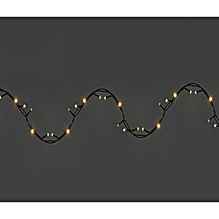 LED-Lichterkette (Außen, Lichtfarbe: Warmweiß, Anzahl Leuchtmittel: 100 Stk., Netzbetrieben, IP44)