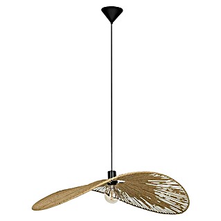 Eglo Siruela Lámpara colgante (42 W, L x An x Al: 80 x 60 x 110 cm, Marrón, Negro, E27)