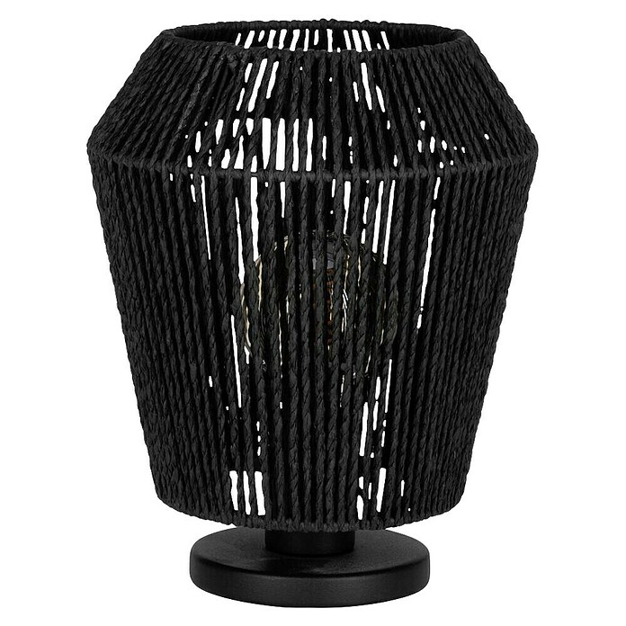 Eglo Persley Lámpara de sobremesa LED (60 W, Ø x Al: 22 x 27,5 cm, Negro) | BAUHAUS