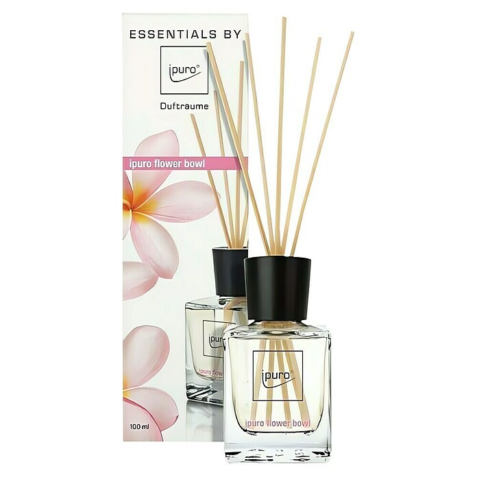 Ipuro Essentials Dišava za prostor Flower Bowl  (1 kos, 100 ml) | 8479 - Raumdüfte | IDDL - Kerzen /Düfte | IDD - Trendy | ID - Trendy | I - Stadtgarten | BAUHAUS