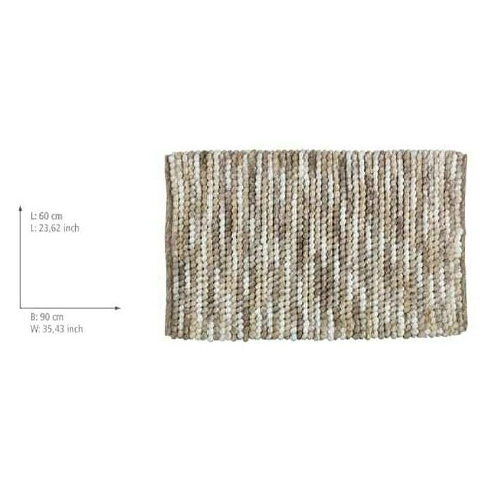 Wenko WC preproga  (60 x 90 cm) | Kopalniške preproge | Kopalniška oprema | Kopalnica in sanitarije | Izdelki | BAUHAUS