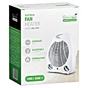 Green Tech Ventilatorski grelnik  (1.000 W - 2.000 W, Bele barve) | 3412 - Gebläseheizer QM | CBNB - Heizen Qalitätsmarke | CBN - Heizen | CB - Elektroinstallation | C - Elektro | BAUHAUS