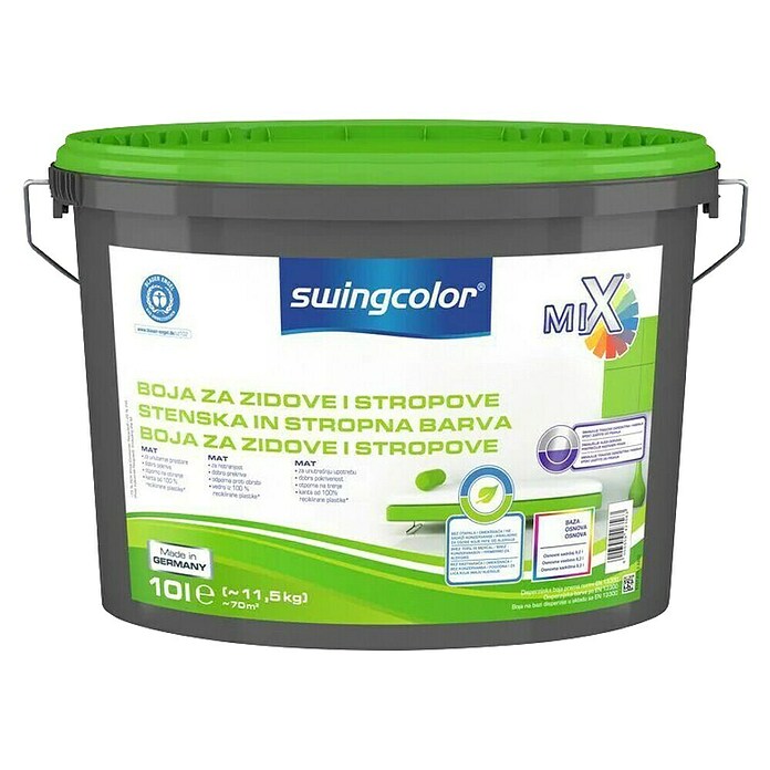 swingcolor Stenska barva Mix  (Bela, Mat, 10 l, Brez topil) | Mešanje stenskih barv in barv za mavec | Mešalnica barv | Barve in tapete | Izdelki | BAUHAUS