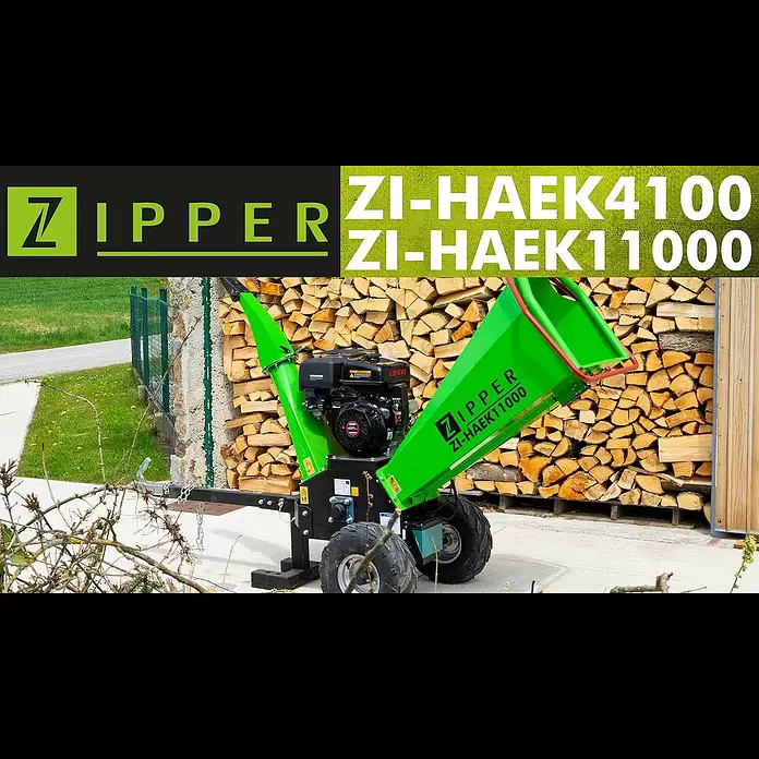 Zipper Benzin-Häcksler ZI-HAEK4100 - Max. Aststärke: 10 cm, 4,1 kW, Hubraum: 196 cm³, Max. Häckseldurchmesser: 10 cm - ZIPPER Hcksler ZI-HAEK4100 | ZI-HAEK11000 (official ZIPPER)