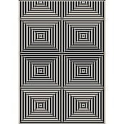 Vloerkleed Vierkant (Zwart / Zilver, 160 x 230 cm) | BAUHAUS