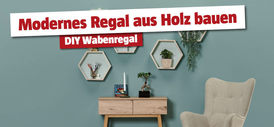 DIY Wabenregal
