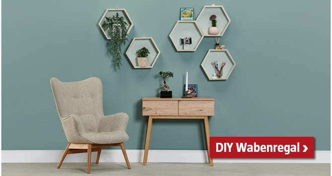DIY Wabenregal