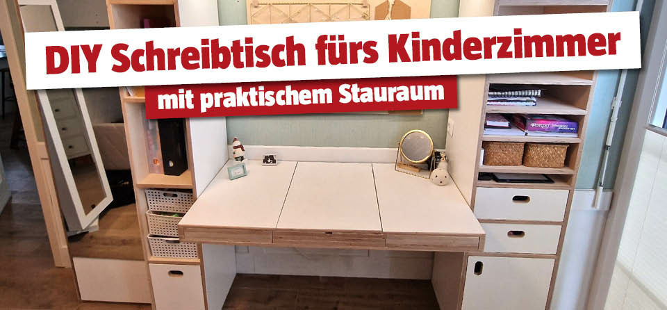 DIY Schreibtisch Kinderzimmer
