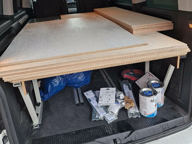 DIY Schreibtisch Kinderzimmer Material