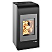 Haas+Sohn Pelletofen HSP 2 Rounded (2,4 kW - 8,6 kW, Raumheizvermögen: 24 m³ - 180 m³, Grau) | BAUHAUS