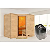 Karibu Massivholzsauna Sahib 2