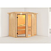 Karibu Systemsauna Fiona 1 (Ohne Ofen, 151 x 196 x 198 cm)