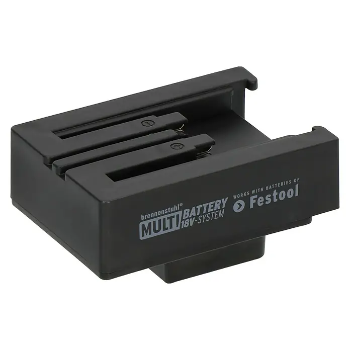 Brennenstuhl Adapter Festool - L x B x H: 6,9 x 4,8 x 9,8 cm, Schwarz - Das Brennenstuhl Multi Battery 18V-System Ladegerät für Festool Akkus ist hier abgebildet.