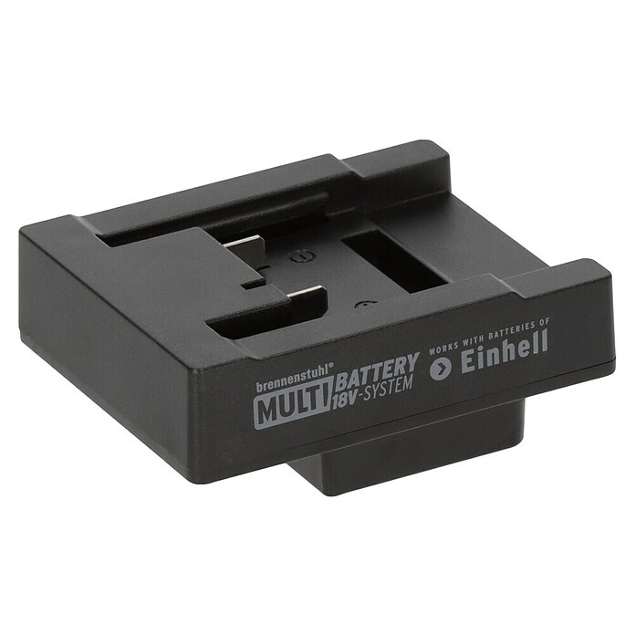 Brennenstuhl Adapter Einhell für Handscheinwerfer Multi Akku (L x B x H: 6,9 x 4 x 8,8 cm, Schwarz) | BAUHAUS