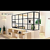 Kit atelier Drehtür Loft District (880 x 2 005 mm, Links, Einscheibensicherheitsglas (ESG)) | BAUHAUS