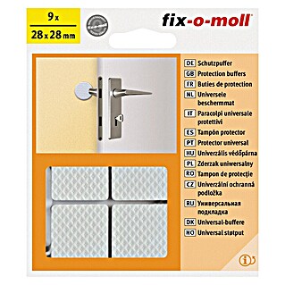Fix-o-moll Taco de goma (An x L: 28 x 28 mm, 9 ud.)