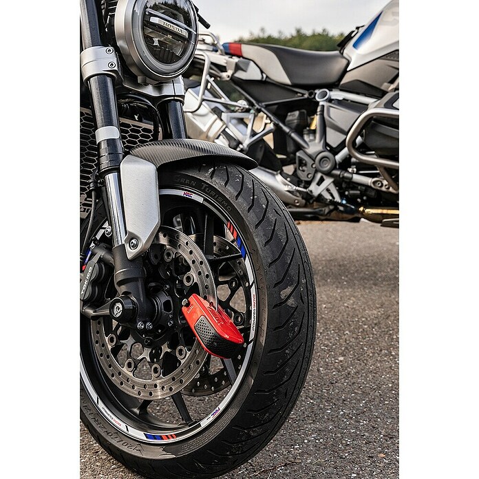 Abus Bremsscheibenschloss GRANIT™ Detecto One 8078 2.0 (Geeignet für: Motorrad, Rot) | BAUHAUS