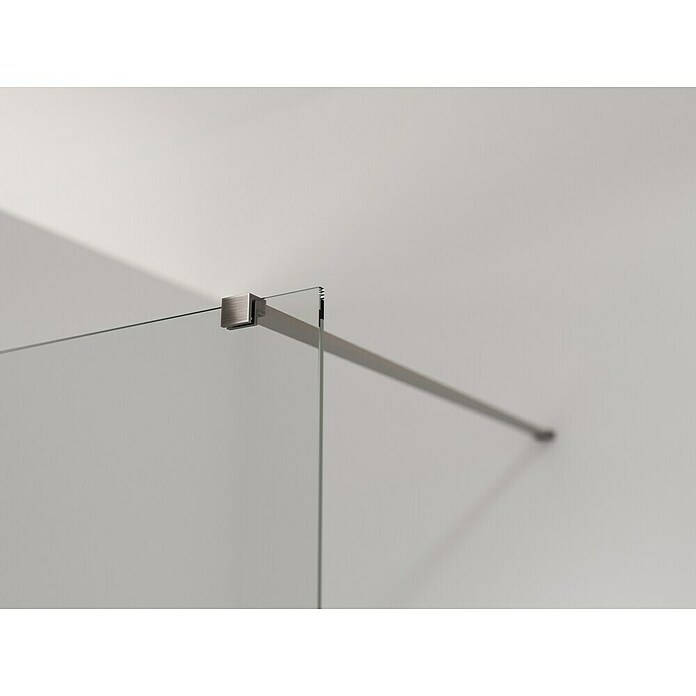 Montageset Smart Line Gun Metal Light (Gun Metal Light, Glasdikte: 8 mm) | BAUHAUS