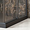 Camargue Eckdusche Tampere (L x B x H: 90 x 90 x 195 cm, Klarglas, Unbeschichtet, Gunmetal, Glasstärke: 6 mm) | BAUHAUS
