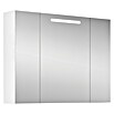 Riva LED-Spiegelschrank (B x H: 85,5 x 65 cm, Mit Beleuchtung, Spanplatte, Weiß)