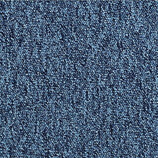 Teppichfliese Solid (50 x 50 cm, Schlinge, 100 % Polyamid SDN, Blau)