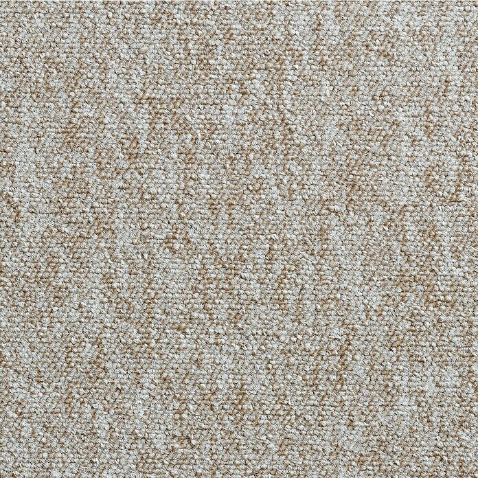 Teppichfliese Solid (50 x 50 cm, Schlinge, 100 % Polyamid SDN, Beige) | BAUHAUS