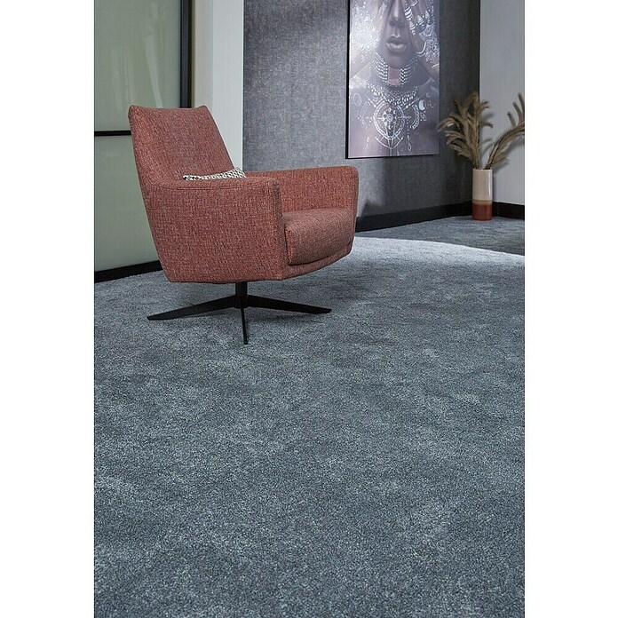 Teppichfliese Amazing (50 x 50 cm, Hochflor, 100 % Polyester, Dunkelgrau) | BAUHAUS