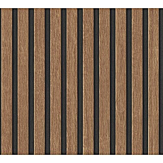 A.S. Création Flis tapeta PintWalls II (Smeđa, Izgled drva, 10,05 x 0,53 m)