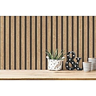 A.S. Création Flis tapeta PintWalls II (Svijetlo smeđa, Izgled drva, 10,05 x 0,53 m)