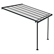 Terrassenüberdachung Tuscany LED (B x T: 3,07 x 3 m, Anthrazitgrau, Polycarbonat, Transparent) | BAUHAUS