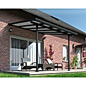Terrassenüberdachung Tuscany LED (B x T: 3,07 x 3 m, Anthrazitgrau, Polycarbonat, Transparent) | BAUHAUS
