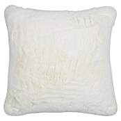 Kussen Teddy glad (Gebroken wit, 45 x 45 cm) | BAUHAUS