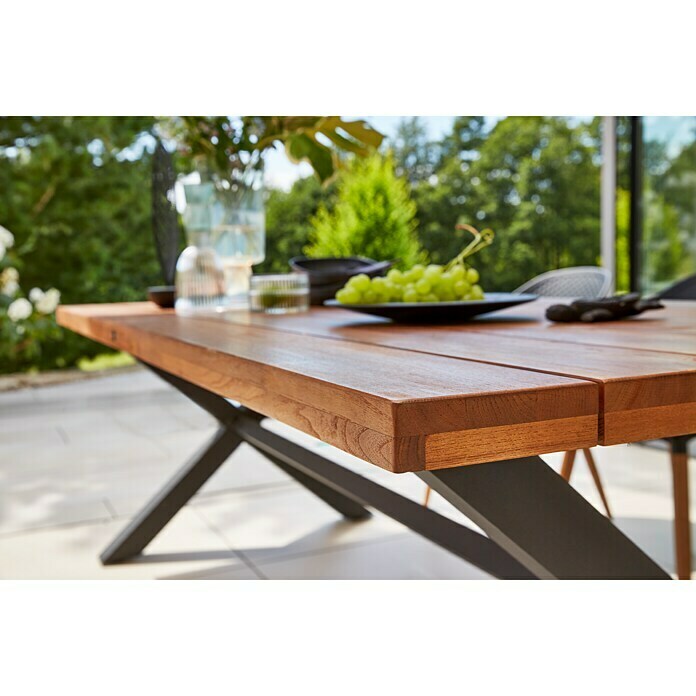 Table de jardin en bois de robinier