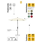 SUNCOMFORT SHELL-TURN 300cm, ECRU       GLATZ