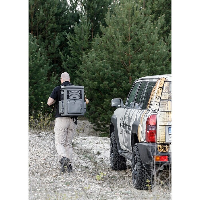 Petromax Kühlrucksack (Volumen: 27 l, Grau, L x B x H: 44,5 x 34 x 54,5 cm) | BAUHAUS